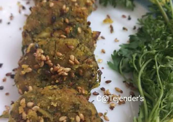 KOTHEMBHIR VADI 
Shallow fried Maharashtrian Snack