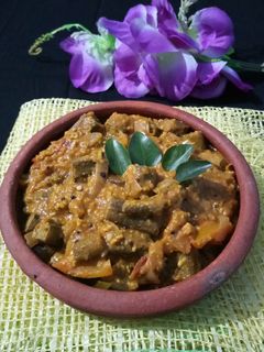 வெண்டைக்காய் தக்காளி பச்சடி செய்முறை முக்கிய புகைப்படம்