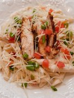 A picture of Chili's Copycat Cajun Chicken Pasta.