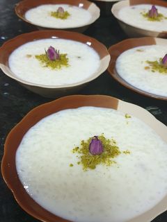 صورة لوصفة رز بالحليب 👌🥛🥥🌷