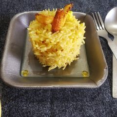 Baby corn pulao A picture of Baby corn pulao.