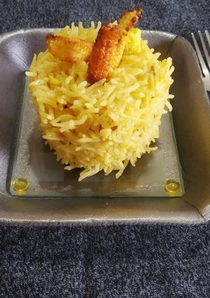 A picture of Baby corn pulao.