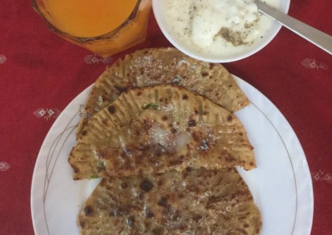 Radish Parathas