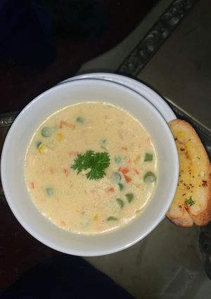 Foto resep Chicken and Vegetable of cream soup
