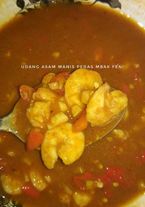 Foto resep Udang asam manis pedas