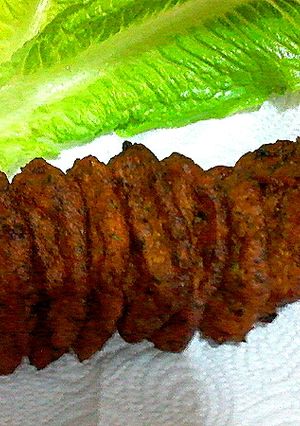 صورة لوصفة كباب بالعجين