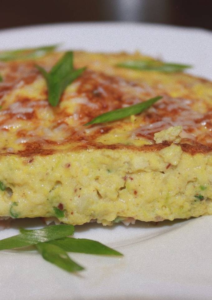 Омлет з кабачком