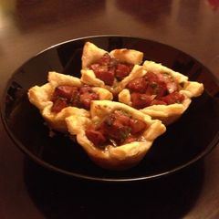 A picture of Kielbasa Puff Pastry Cups.