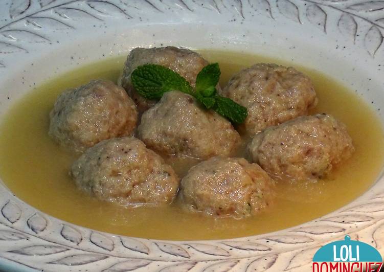 Albóndigas de pollo, receta saludable, fácil y económica