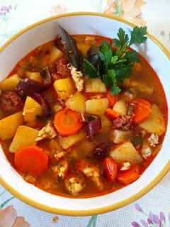 Hamis gulyásleves recept fotója