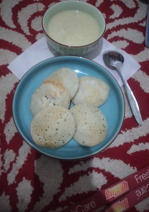 Foto resep Serabi kuah durian
