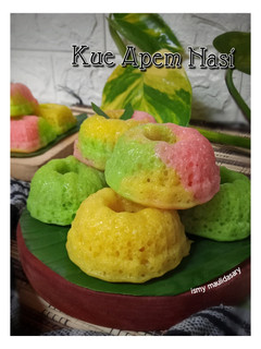 Foto resep Kue Apem Nasi (full tepung terigu)
