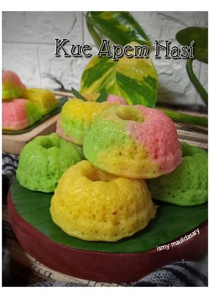 Foto resep Kue Apem Nasi (full tepung terigu)