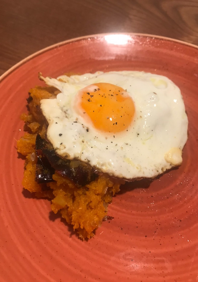 Una foto de Calabaza asada con ajos y ñoras