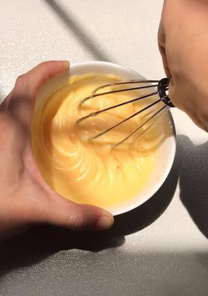 Hình của món Bơ trứng gà.