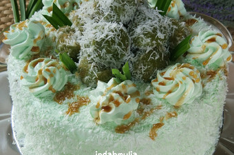 Resep Klepon Cake Anti Gagal