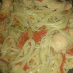 Una foto de Pollo a la Crema
