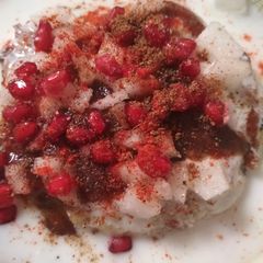A picture of Aalu tikki.