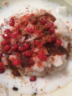 A picture of Aalu tikki.