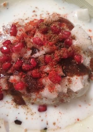A picture of Aalu tikki.