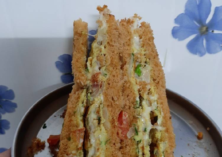 Recipe of Super Quick Homemade Omelette Sandwich