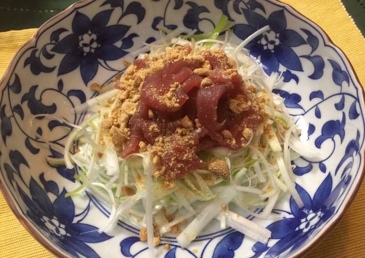 Recipe of Speedy Japanese Sashimi Tuna Salad