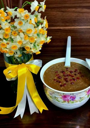 عکسی از دستور آش گوشت بوشهری
