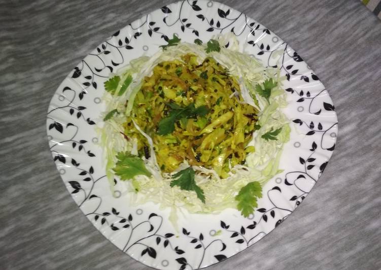 Recipe of Perfect Gujarati Cabbage Sambharo