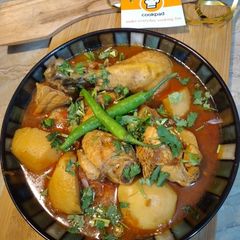 A picture of Chicken aloo ka salan.