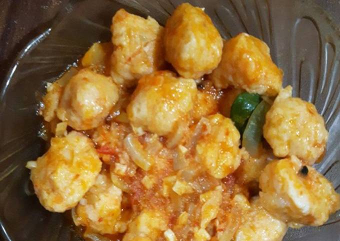 Resep Bakso Udang Tumis Asam Manis Oleh Dwi Anggit Cookpad