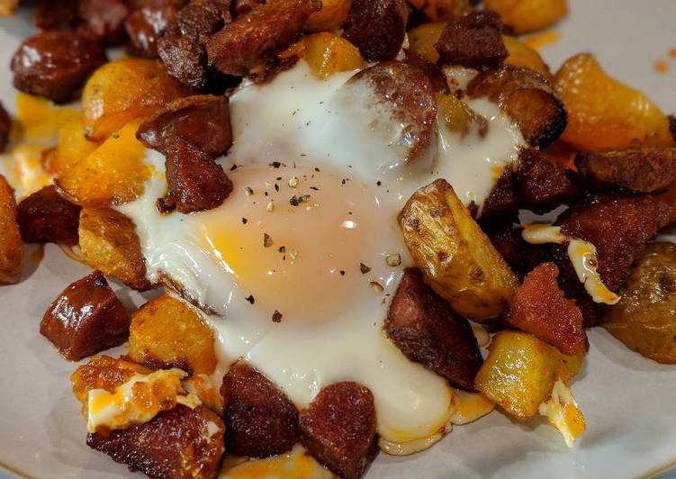 Simple Way to Prepare Ultimate Breakfast chorizo hash