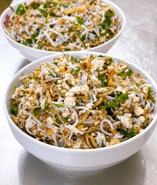 nộm hoa chuối đậu