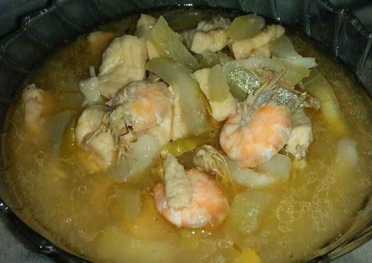 Sayur Labu Air, Udang Tahu