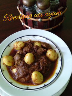 Foto resep Rendang Ati Ayam Telur Puyuh