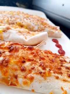 عکسی از دستور 😍پیتزا سه سوته😍