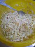 Ensalada de Repollo, Manzana y Piña
