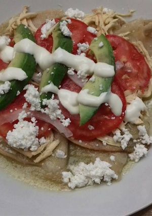 Una foto de Enchiladas verdes "Adri"