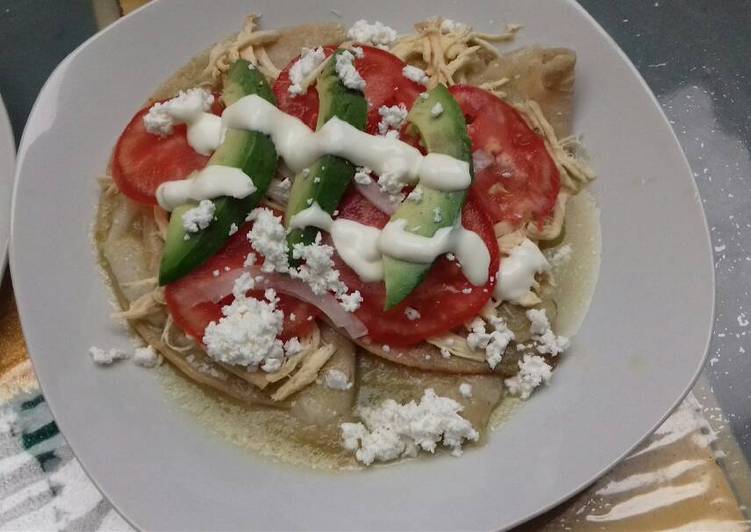 Enchiladas verdes "Adri"