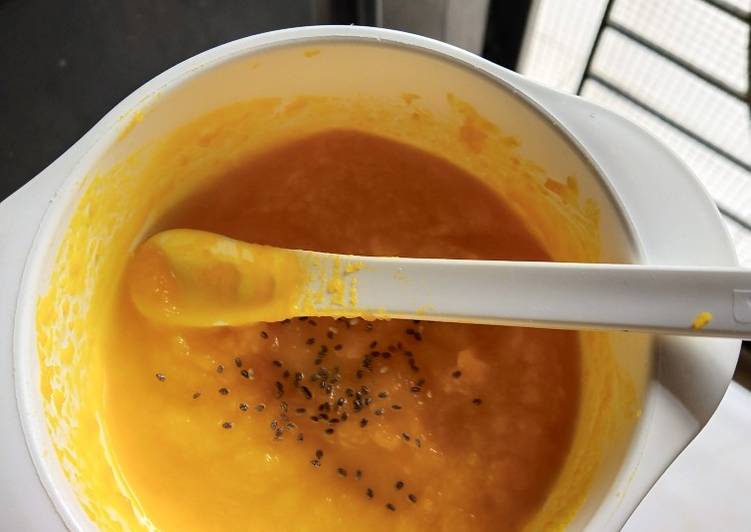 Proses memasak Puree Labu Kuning (MPASI 6+) Anti Gagal