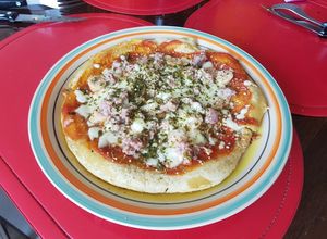 Una foto de Pizza al horno