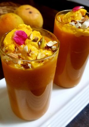 A picture of Mango Mastani Recipe.
