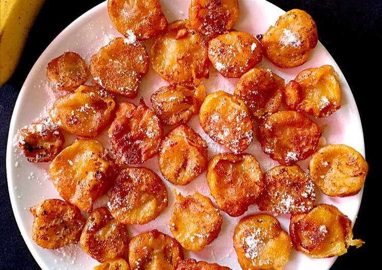 Ripe Banana fritters