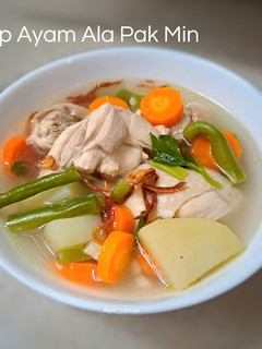 Foto resep Sop Ayam Ala Pak Min