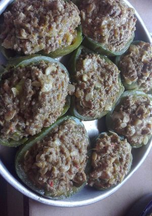 Una foto de Zapallitos rellenos