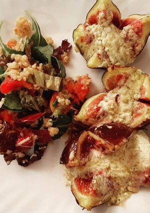 Une photo de Figues farcies au fromage de chèvre frais
