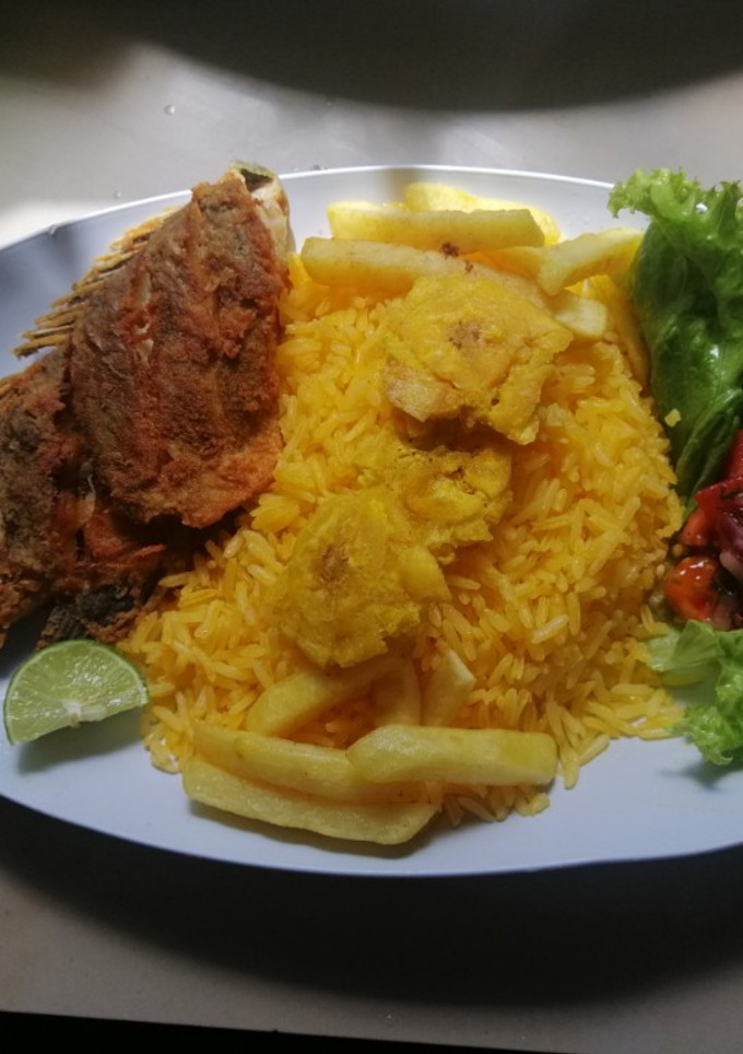 Una foto de Tilapia frita