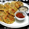 Instant Rava and Rice Flour Uttappam