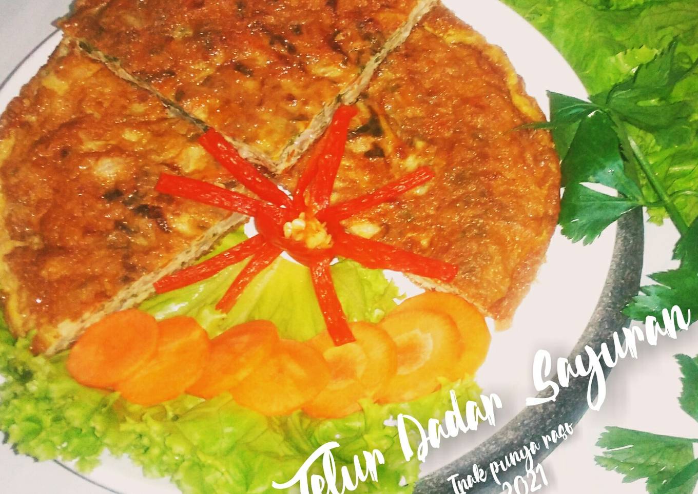 Telur dadar sayuran