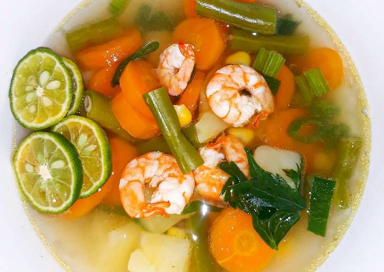 Cara mengolah Sup Udang Spesial 🦐🦐🦐 yang Menggugah Selera