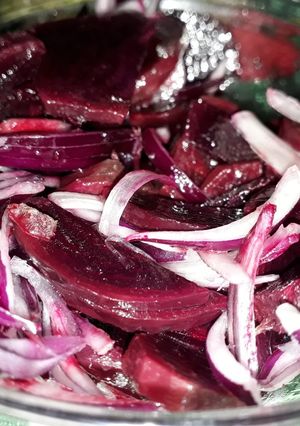 Una foto de Ensalada de remolacha